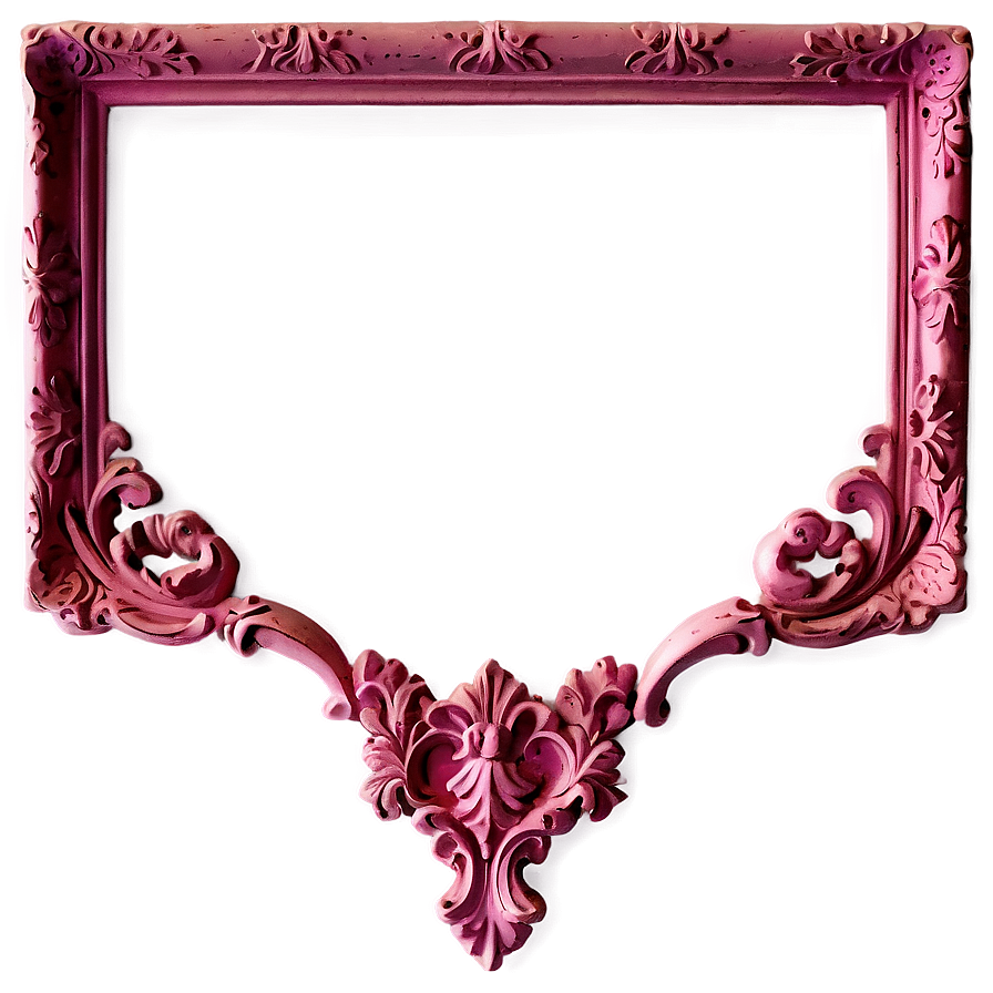 Shabby Chic Mirror Frame Png Wat