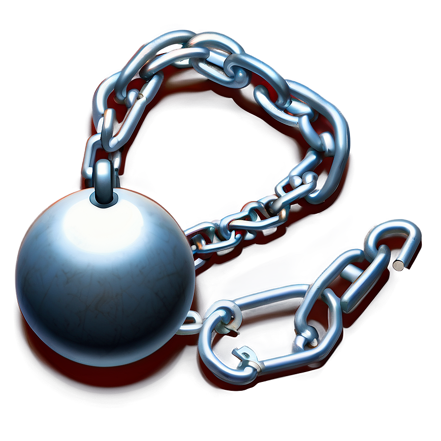 Shackled Ball And Chain Image Png Uyp43