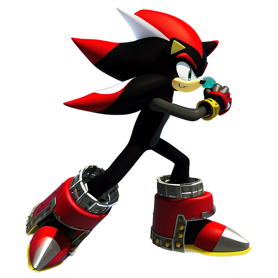 Shadow The Hedgehog in Action PNG 40 PNG with transparent background