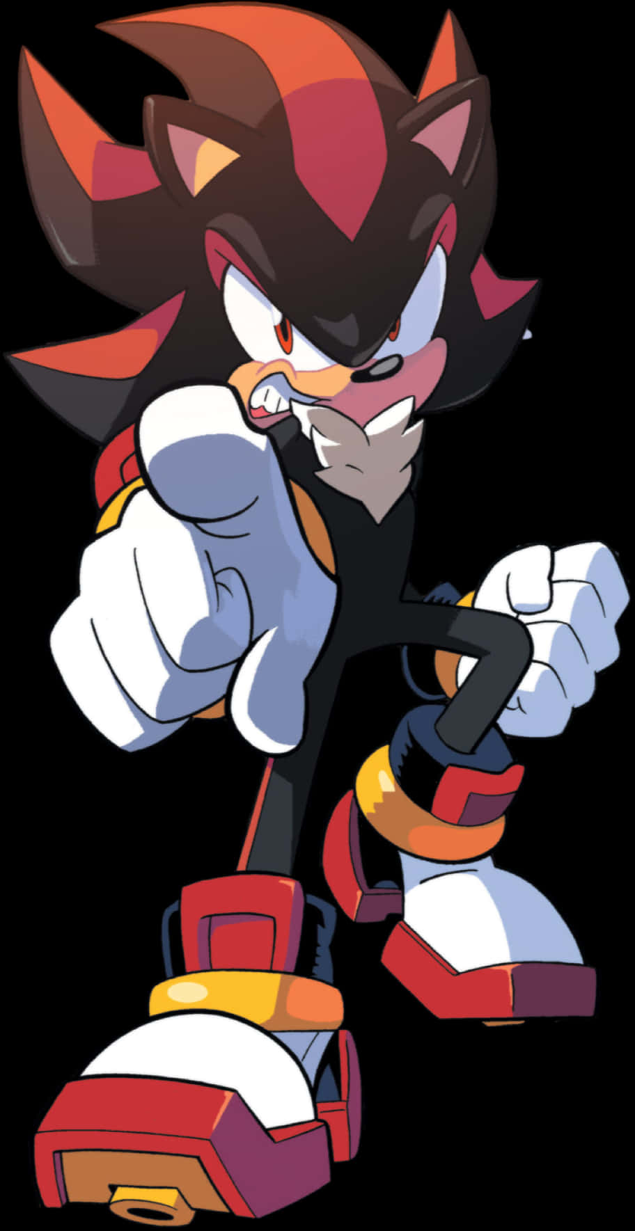 Shadow The Hedgehog Pointing