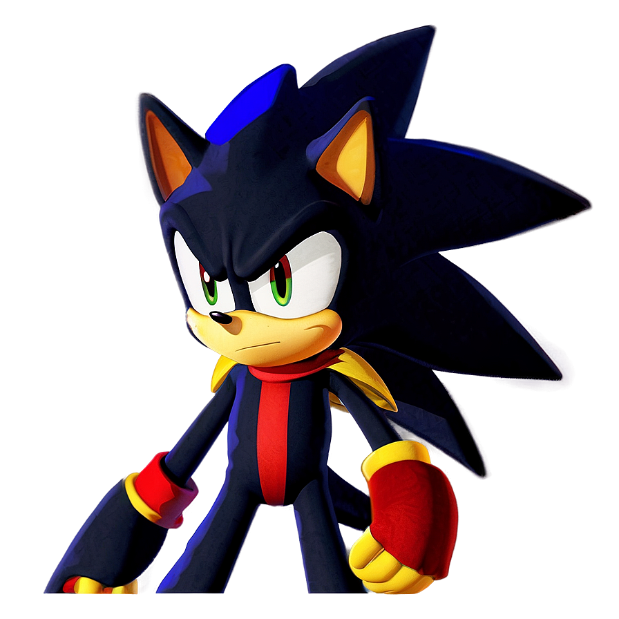 Shadow The Hedgehog Serious Look Png 3