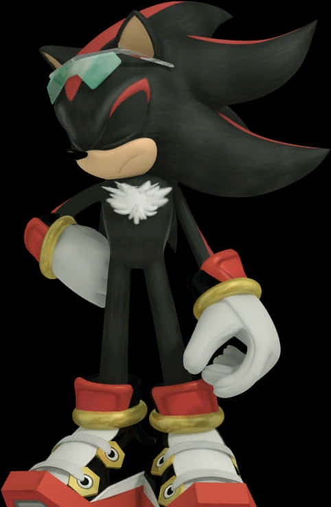 Shadow The Hedgehog Standing Pose