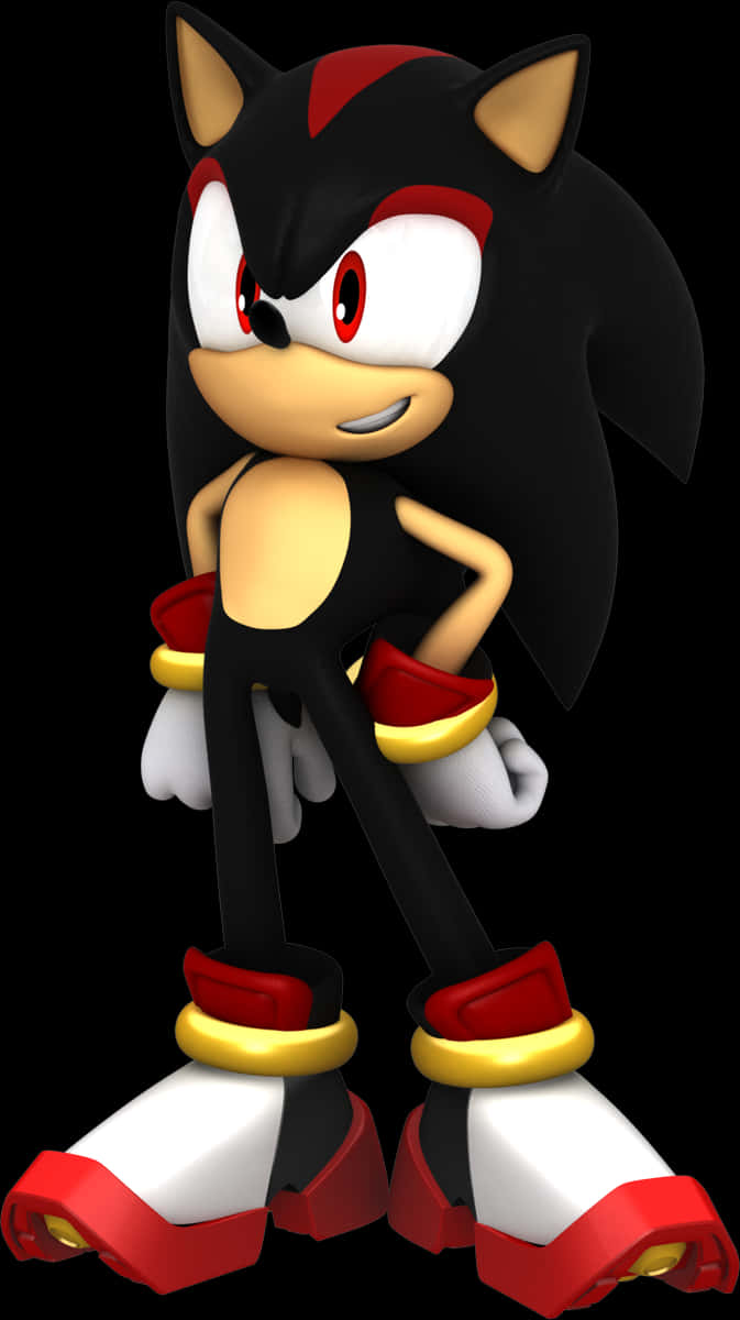 Shadow The Hedgehog Standing Pose