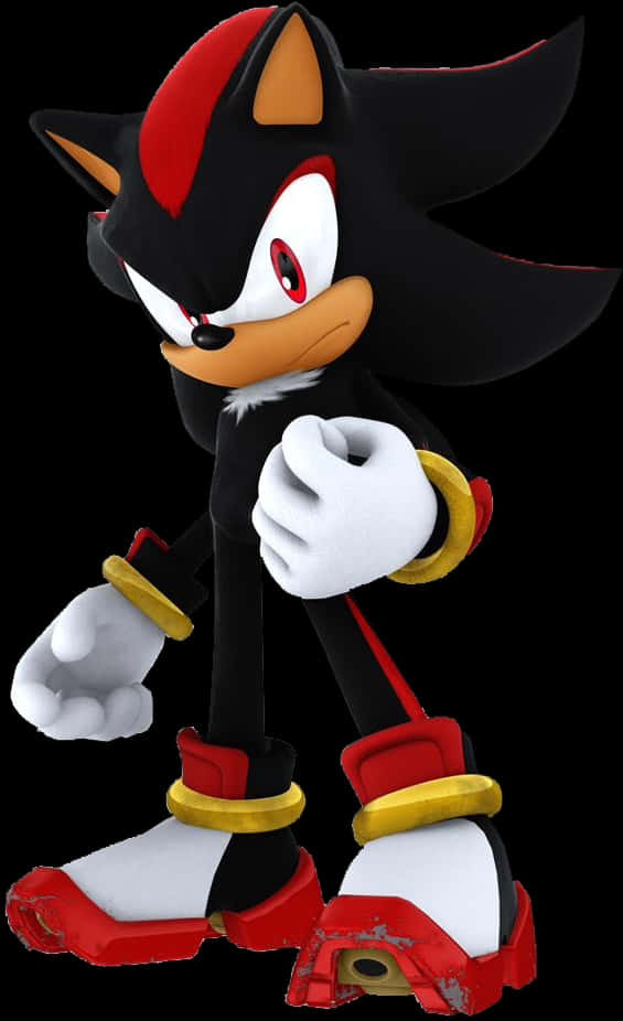 Shadow The Hedgehog Standing Pose