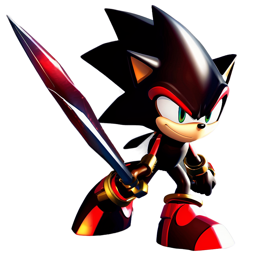 Shadow The Hedgehog With Chaos Spear Png 05232024