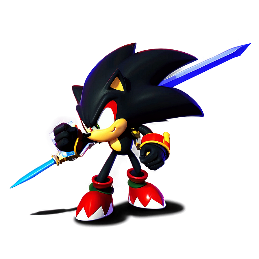 Shadow The Hedgehog With Chaos Spear Png Cop88