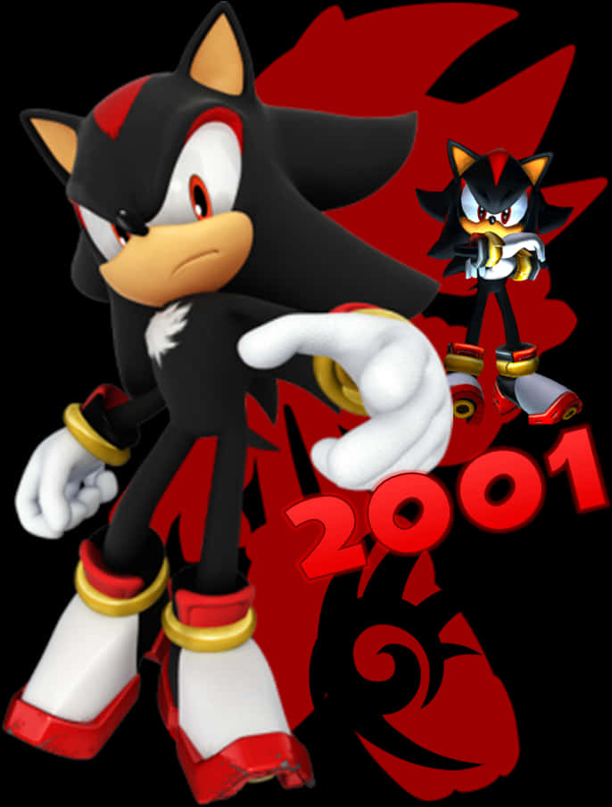 Character Bio, Shadow The Hedgehog , Png Download - Classic Shadow The Hedgehog, Transparent Png PNG with transparent background