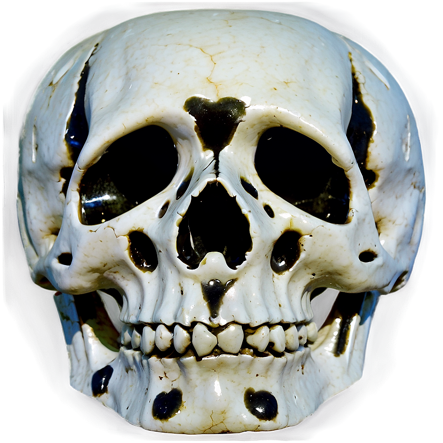 Shadowy Skull Representation Png D