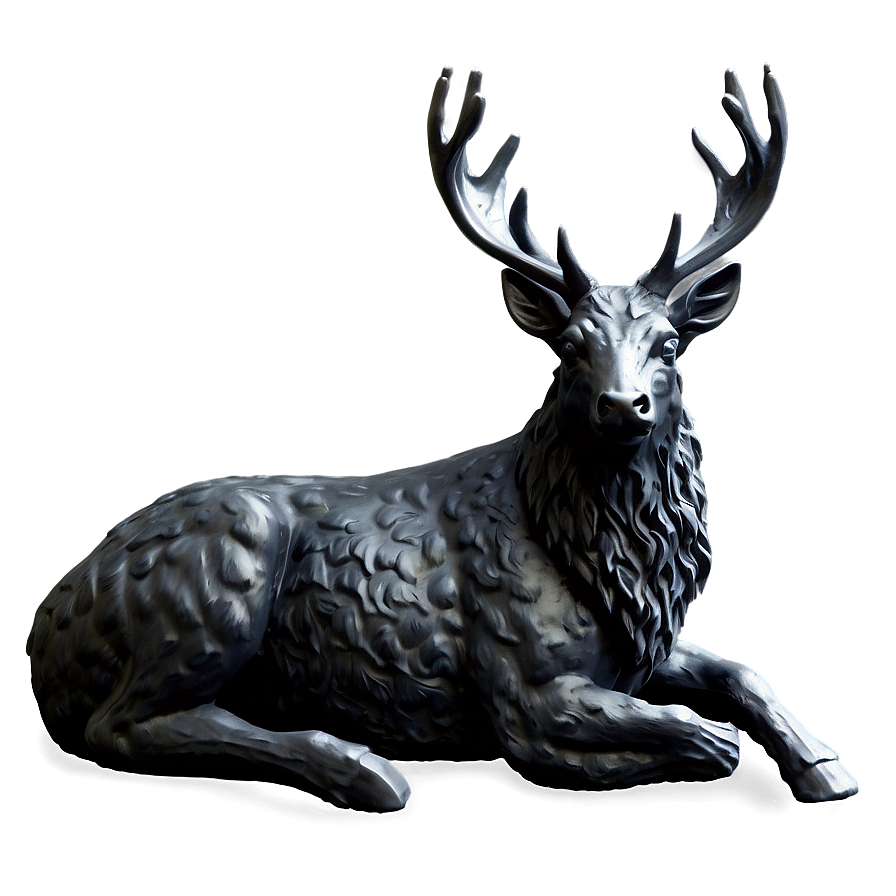 Shadowy Stag Figure Png Yyk