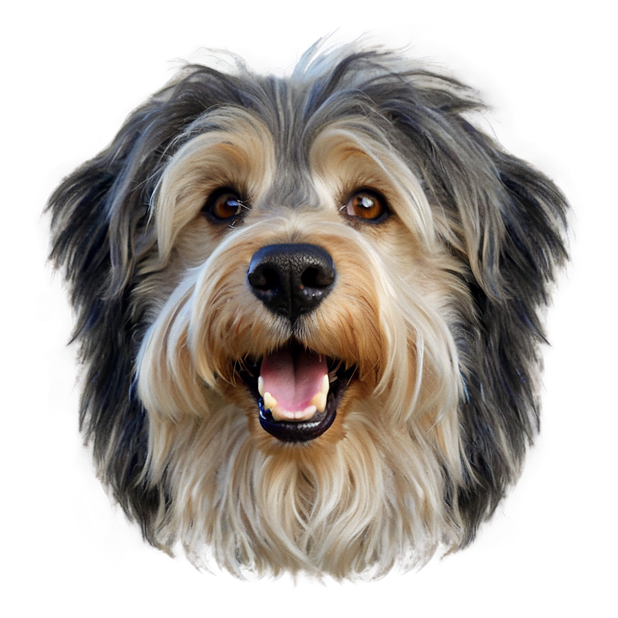 Shaggy Dog Face Texture Png 25