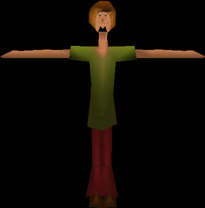 Shaggy Rogers3 D Model