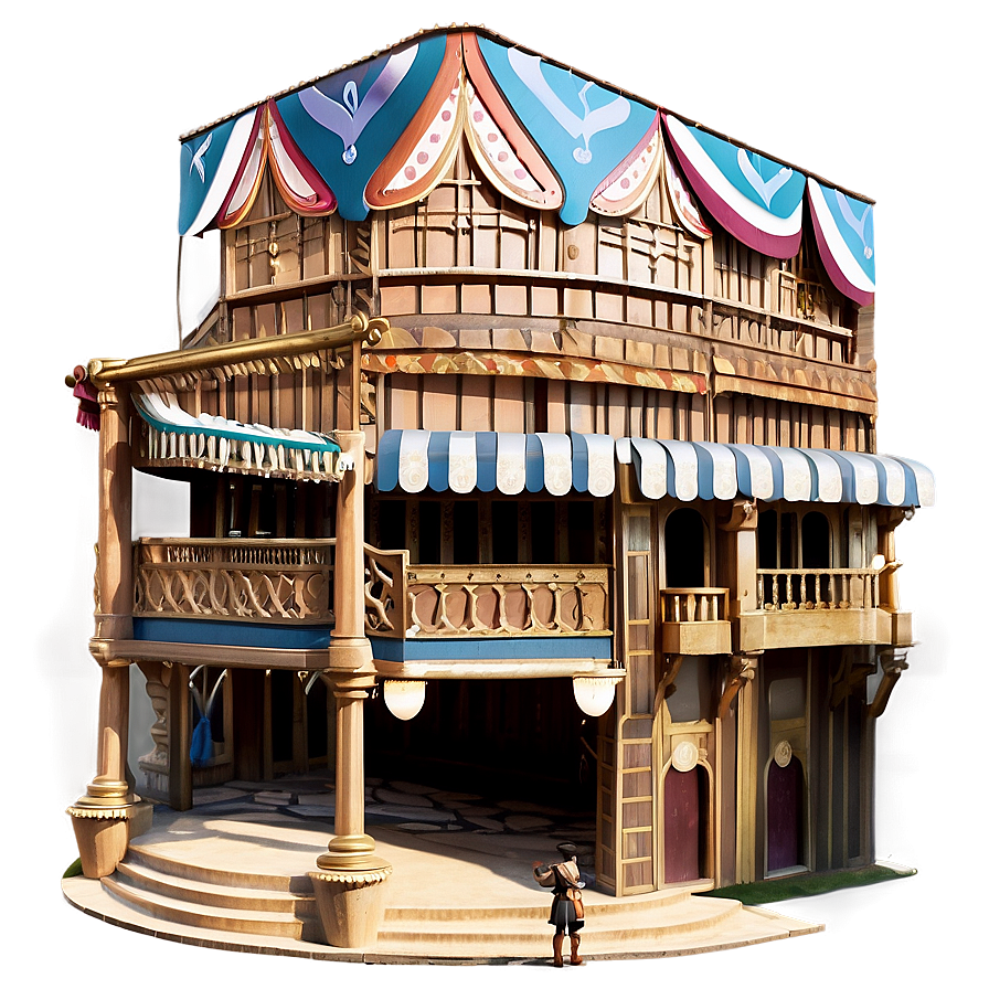 Shakespearean Theatre Setting PNG gui16 PNG with transparent background