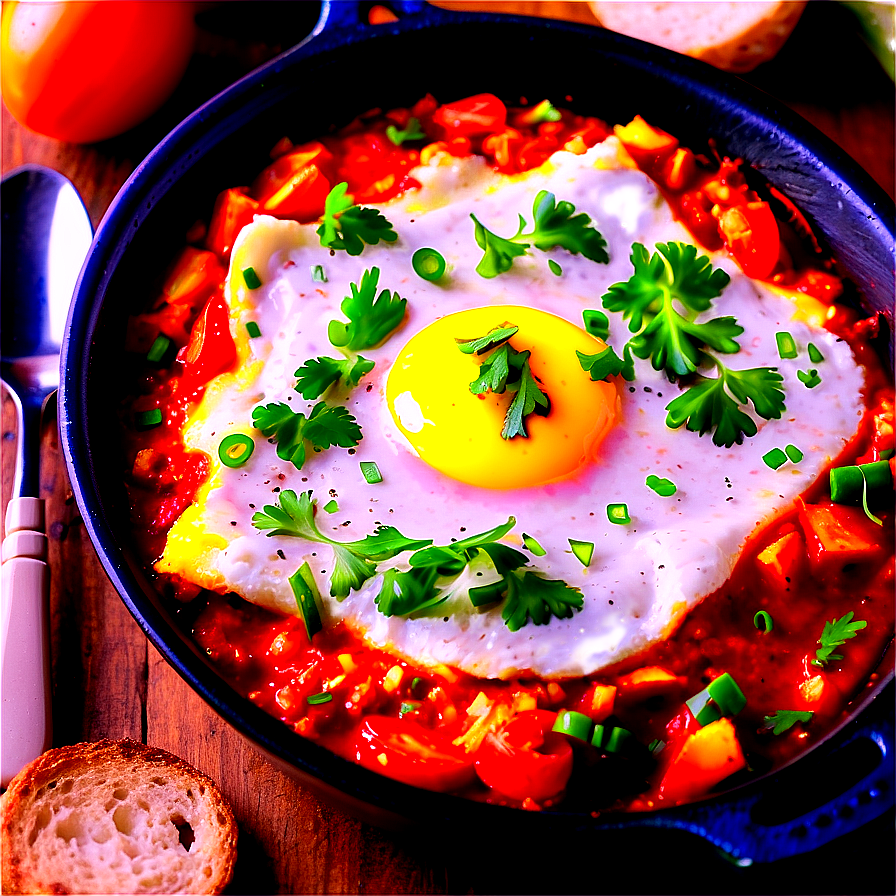 Shakshuka Morning Dish Png Wux18