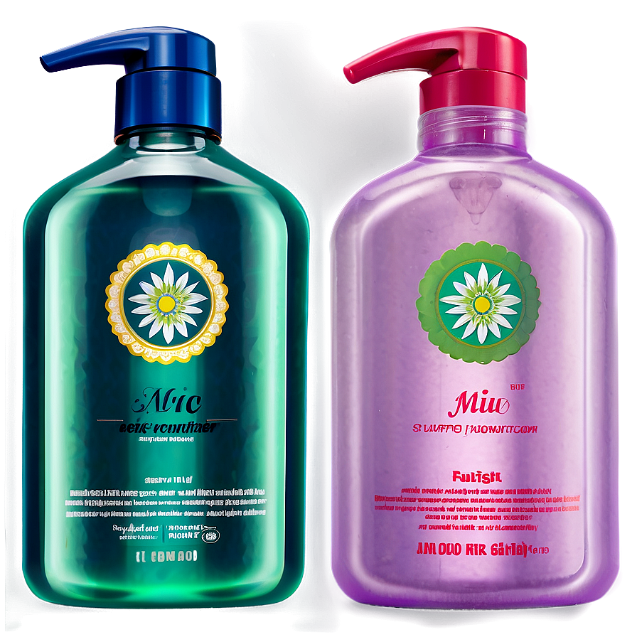 Shampoo And Conditioner Bottle Png Mun