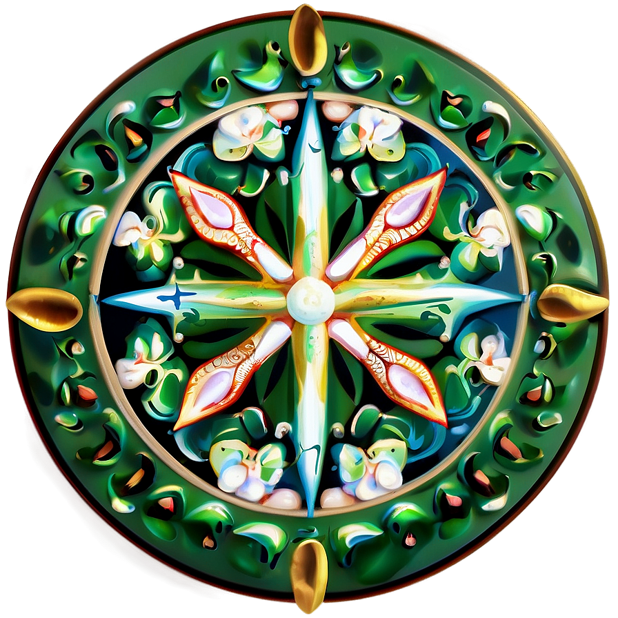 Shamrock Compass Rose Png Ydo61