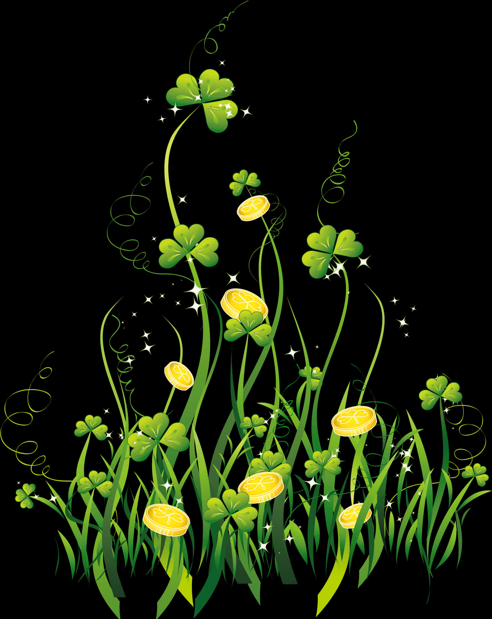 Shamrock Fantasy Illustration