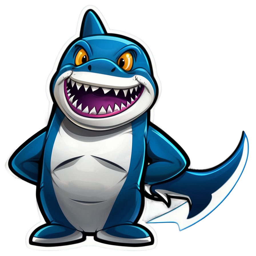 Shark Mascot Logo Png Nvt11