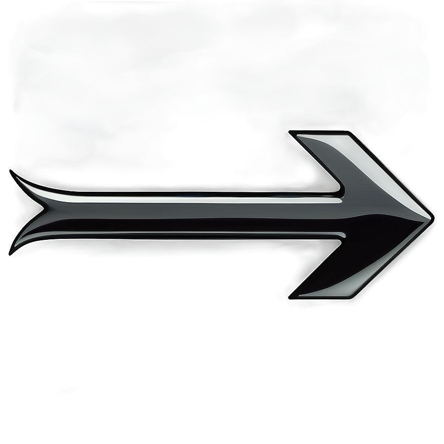 Sharp Black Arrow Png 05252024