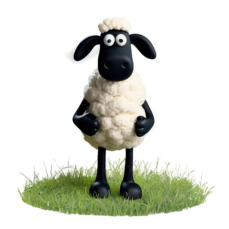 Shaun The Sheep Grazing Grass Png Mhd38