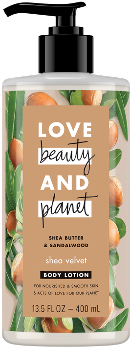 Shea Butter Sandalwood Body Lotion Bottle