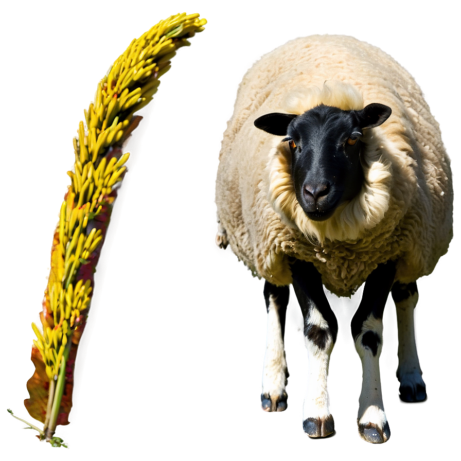 Sheep In Field Png Fts27