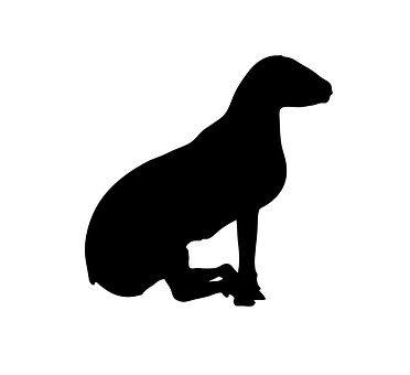Sheep Silhouette Profile PNG with transparent background