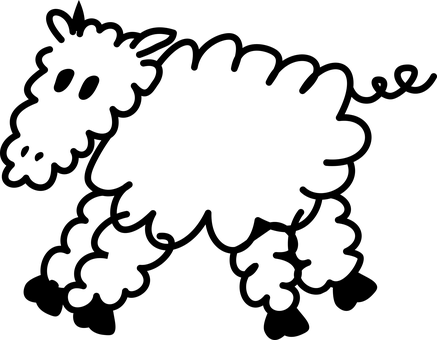 Sheepin Darkness PNG with transparent background