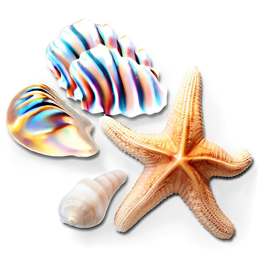 Shells And Starfish Png Ccl8