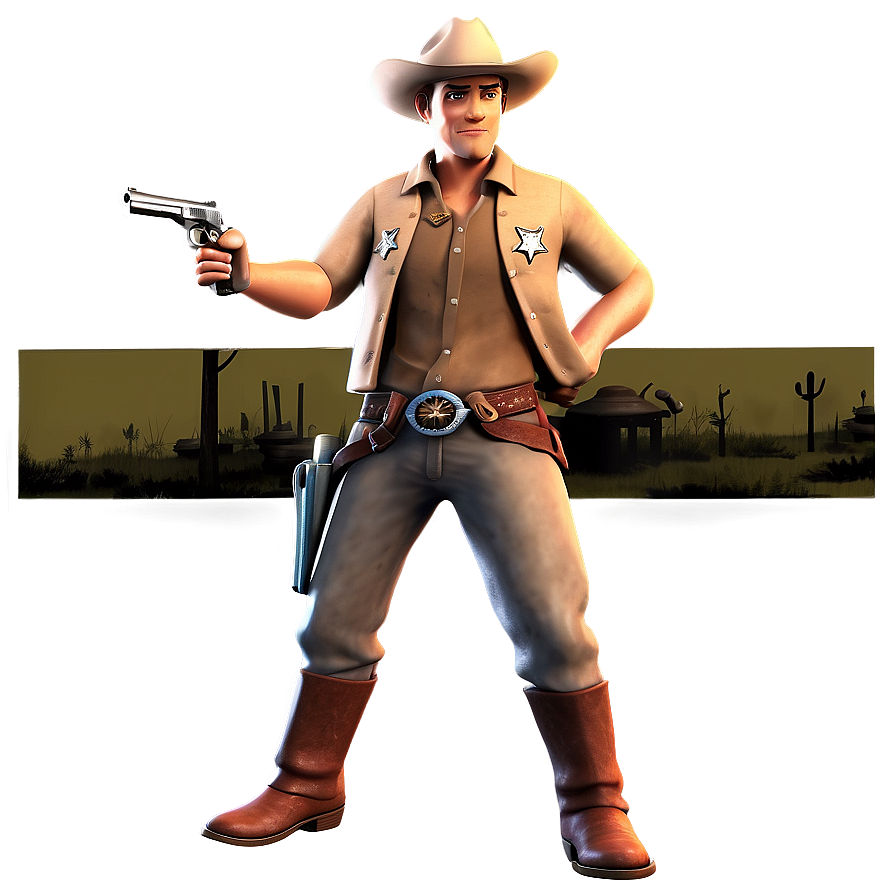 Sheriff Cowboy Png 45