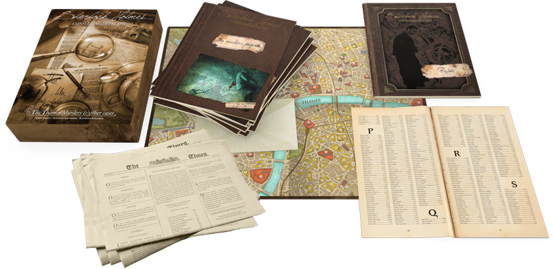 Sherlock Holmes Consulting Detective Game Box Booklets - Sherlock Holmes Consulting Detective Jack The Ripper, HD Png Download PNG with transparent background