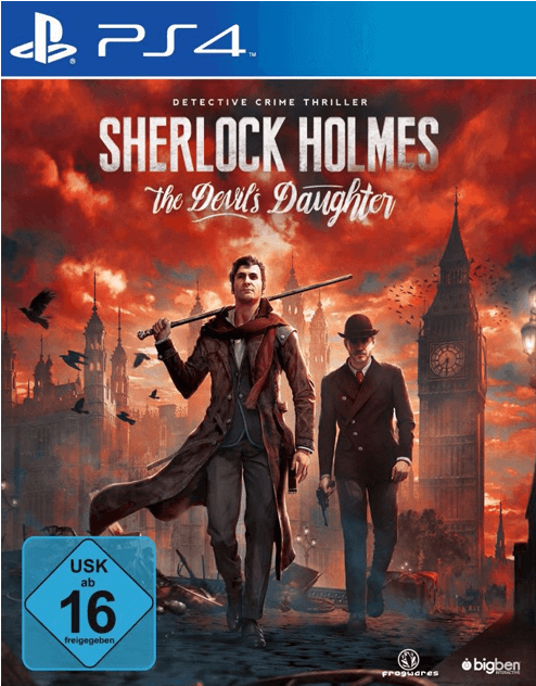 Sherlock Holmes The Devils Daughter P S4 Cover Art