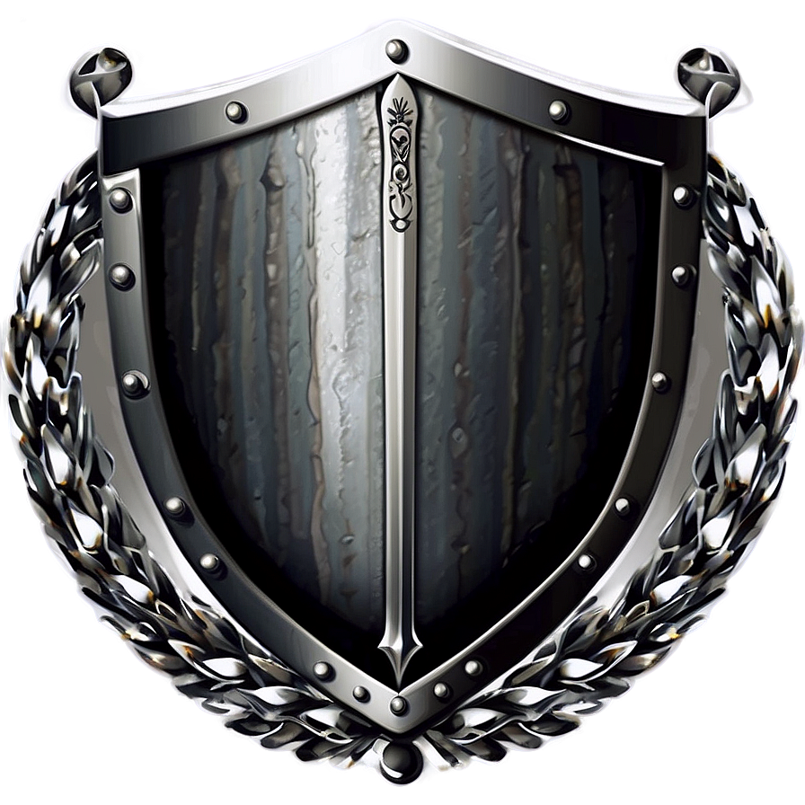 Shield Vector With Swords Png 06262024