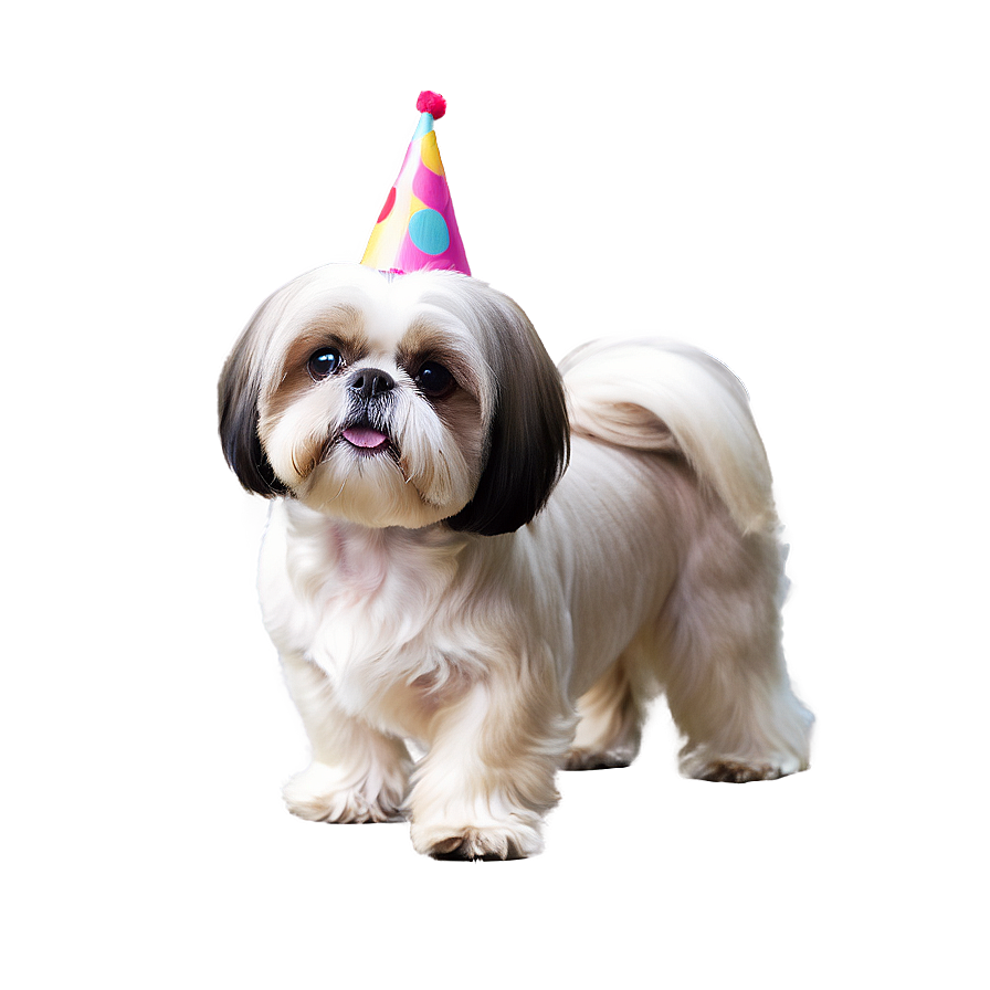 Shih Tzu Birthday Party Png Dlv72