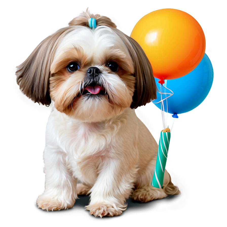 Shih Tzu Birthday Party Png Jys27