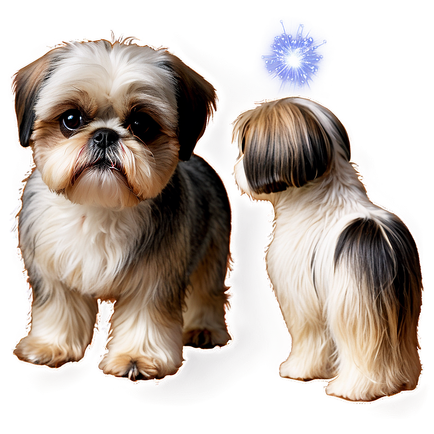 Shih Tzu With Sparkling Eyes Png Cib