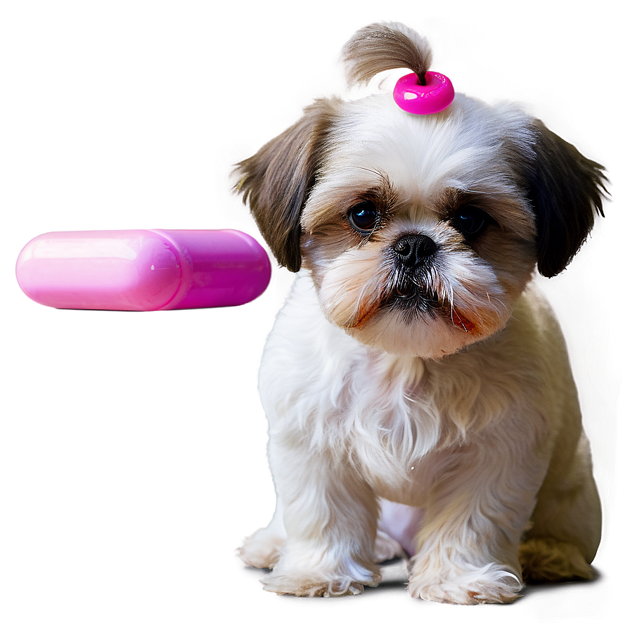 Shih Tzu With Toys Png Vyq91