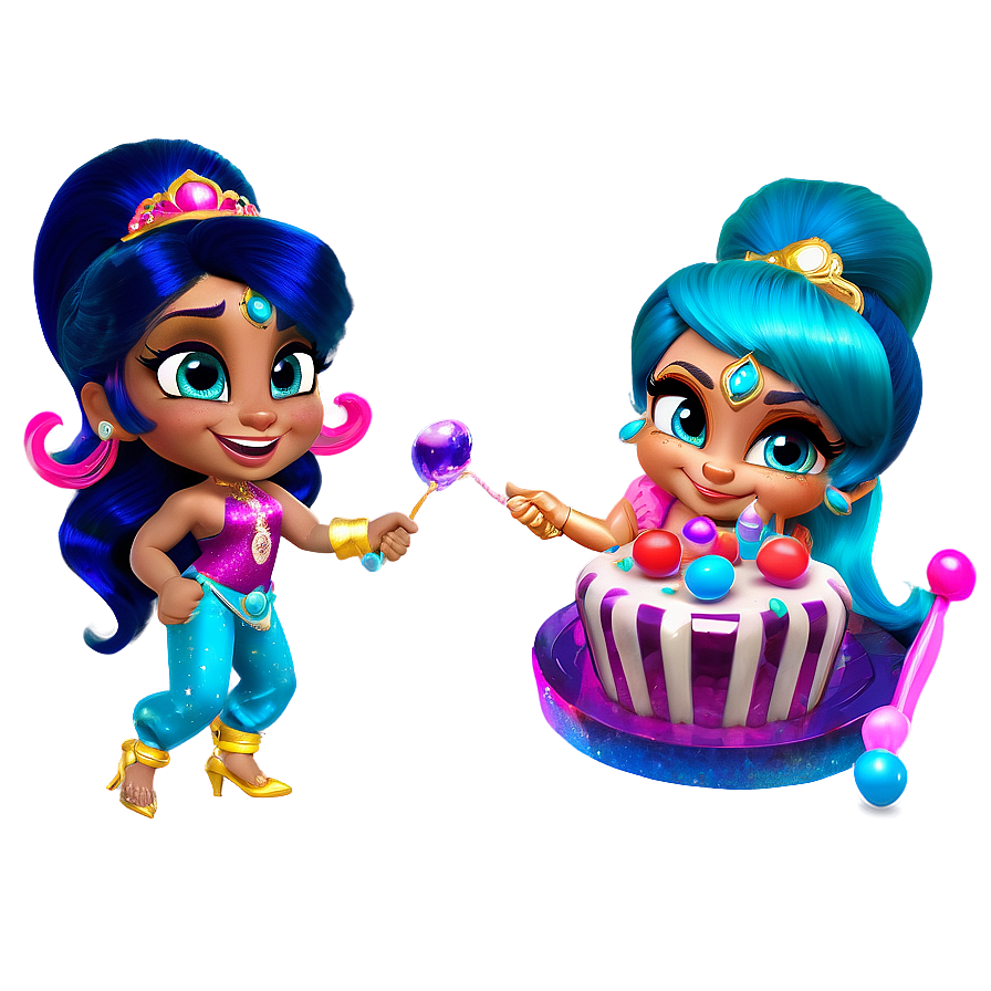 Shimmer And Shine Birthday Party Png Naq79