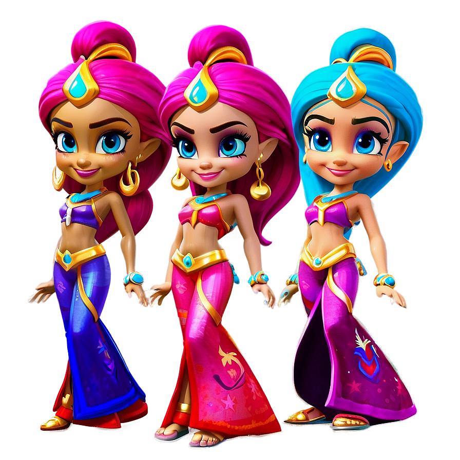 Shimmer And Shine Genie World Adventures Png Phq