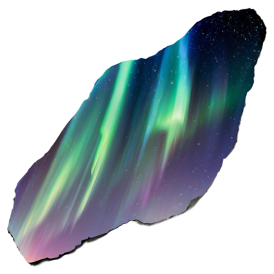 Shimmering Aurora Borealis Night PNG 49 PNG with transparent background