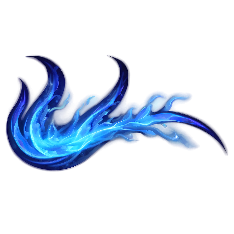 Shimmering Blue Flame Png 27