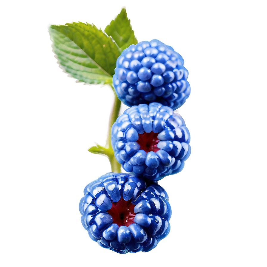 Shimmering Blue Raspberry PNG axd16 PNG image with a transparent background, free high-resolution download