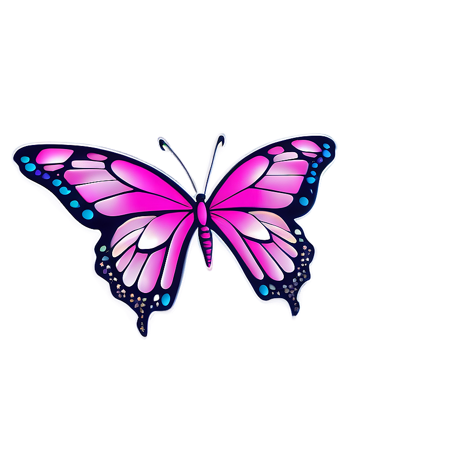 Shimmering Butterfly Sparkle Png Xjv