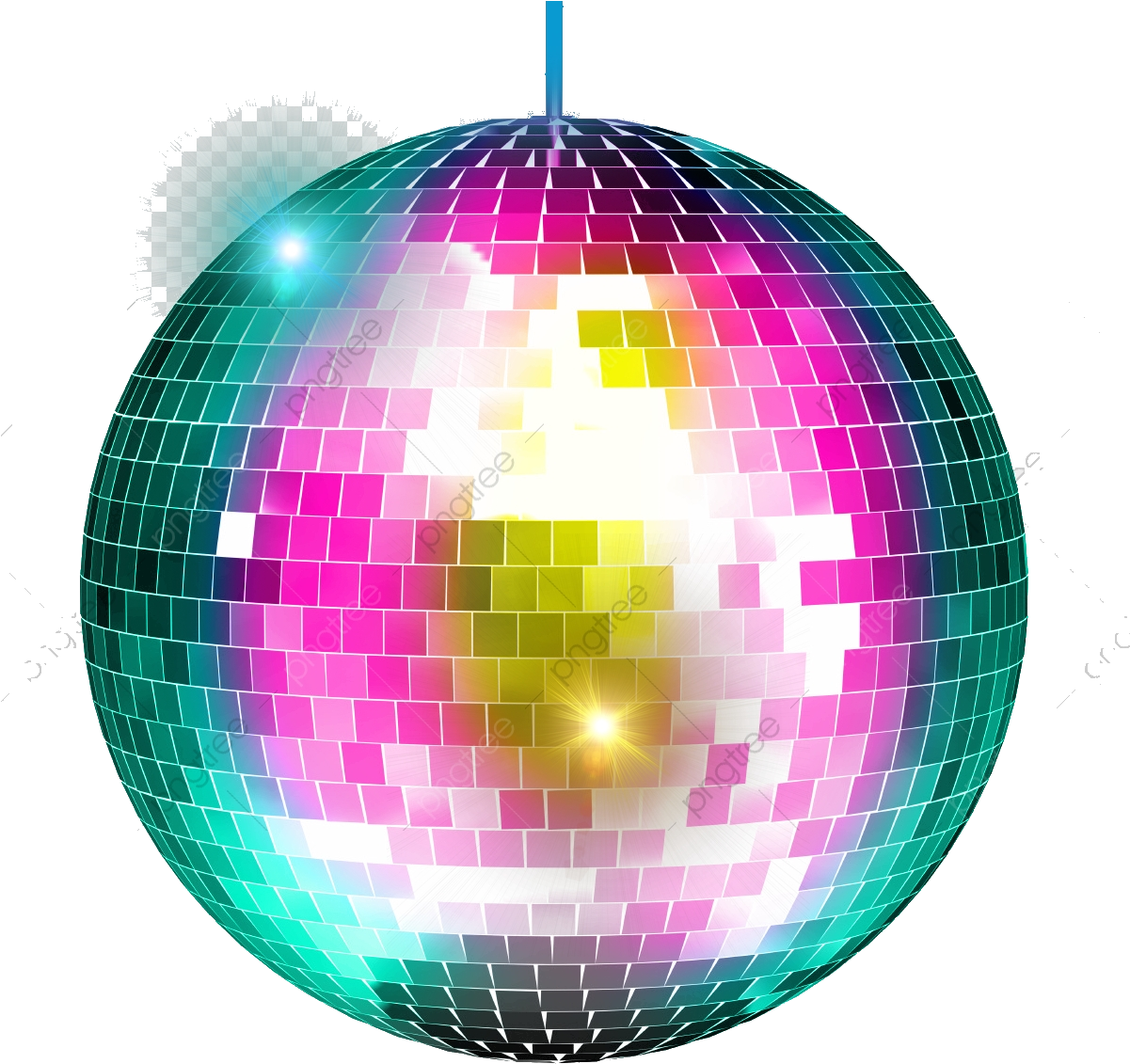 Shimmering Disco Ball