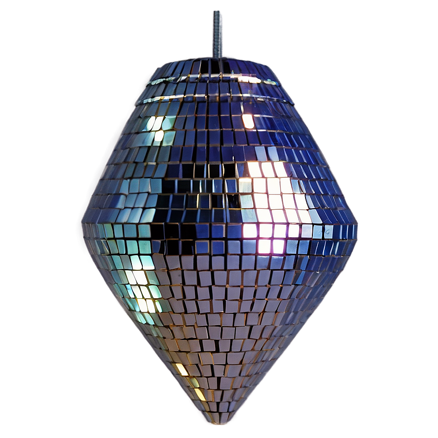 Shimmering Disco Ball PNG with transparent background
