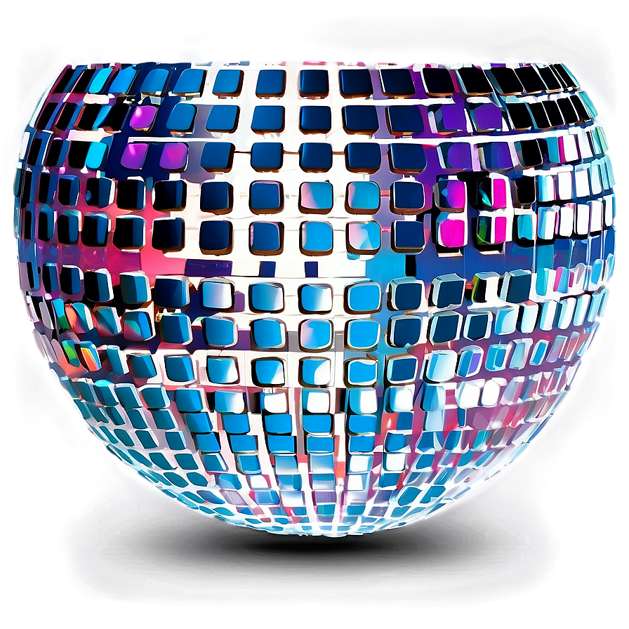 Shimmering Disco Ball Illustration