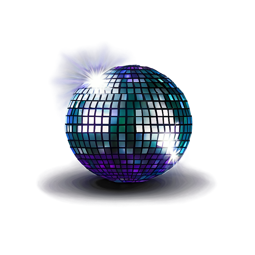 Shimmering Disco Ball Illustration