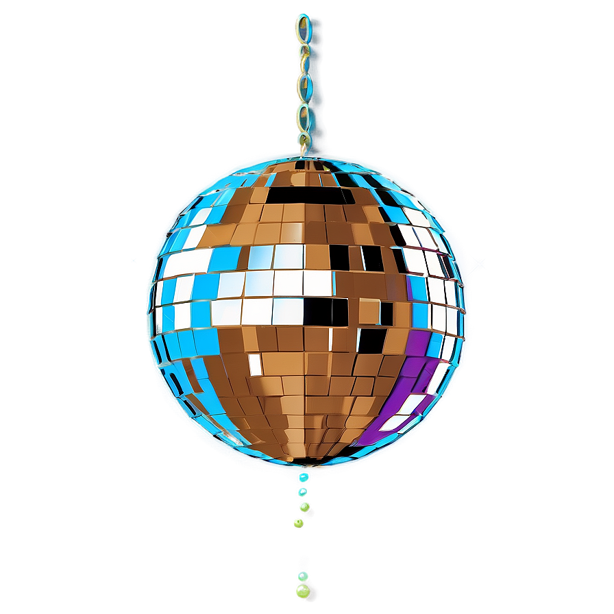 Shimmering Disco Ball Illustration