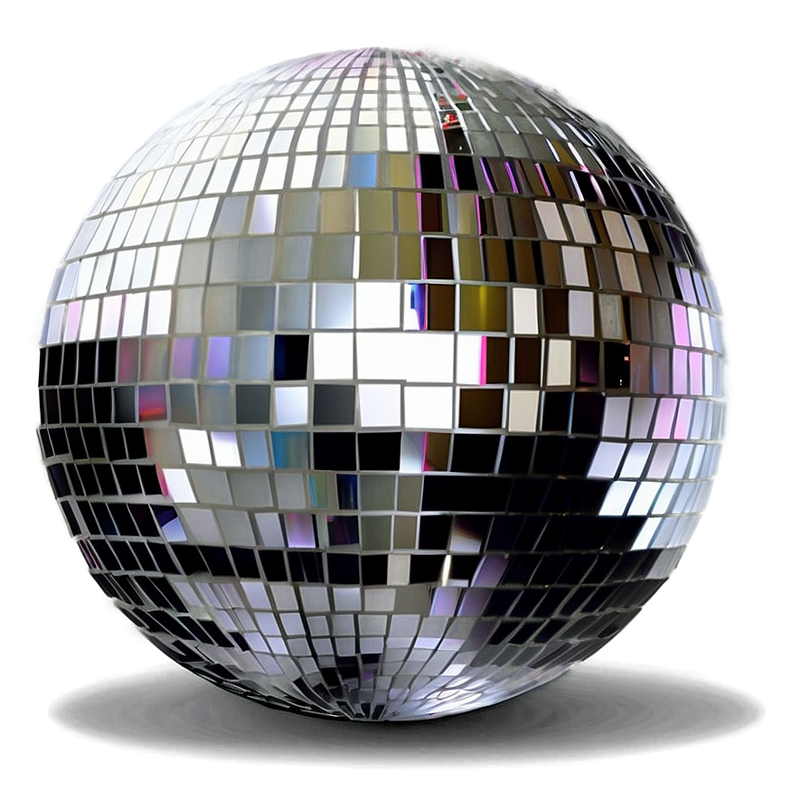 Shimmering Disco Ball PNG with transparent background