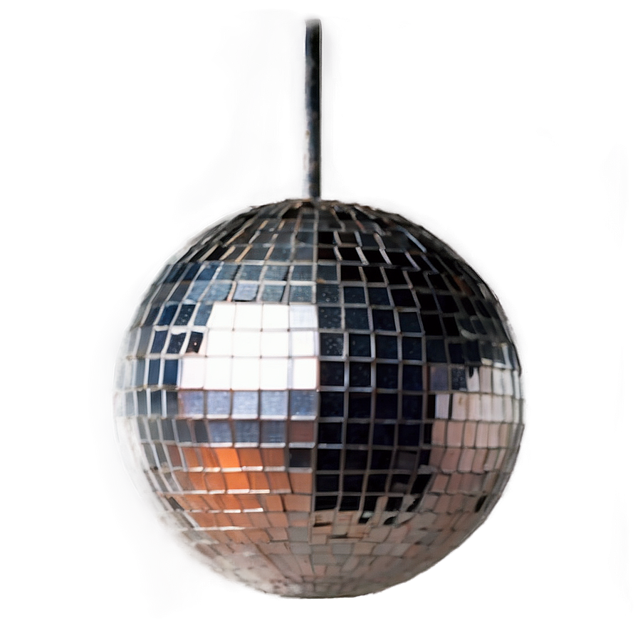 Shimmering Disco Ball PNG with transparent background