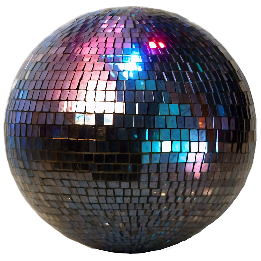 Shimmering Disco Ball PNG with transparent background